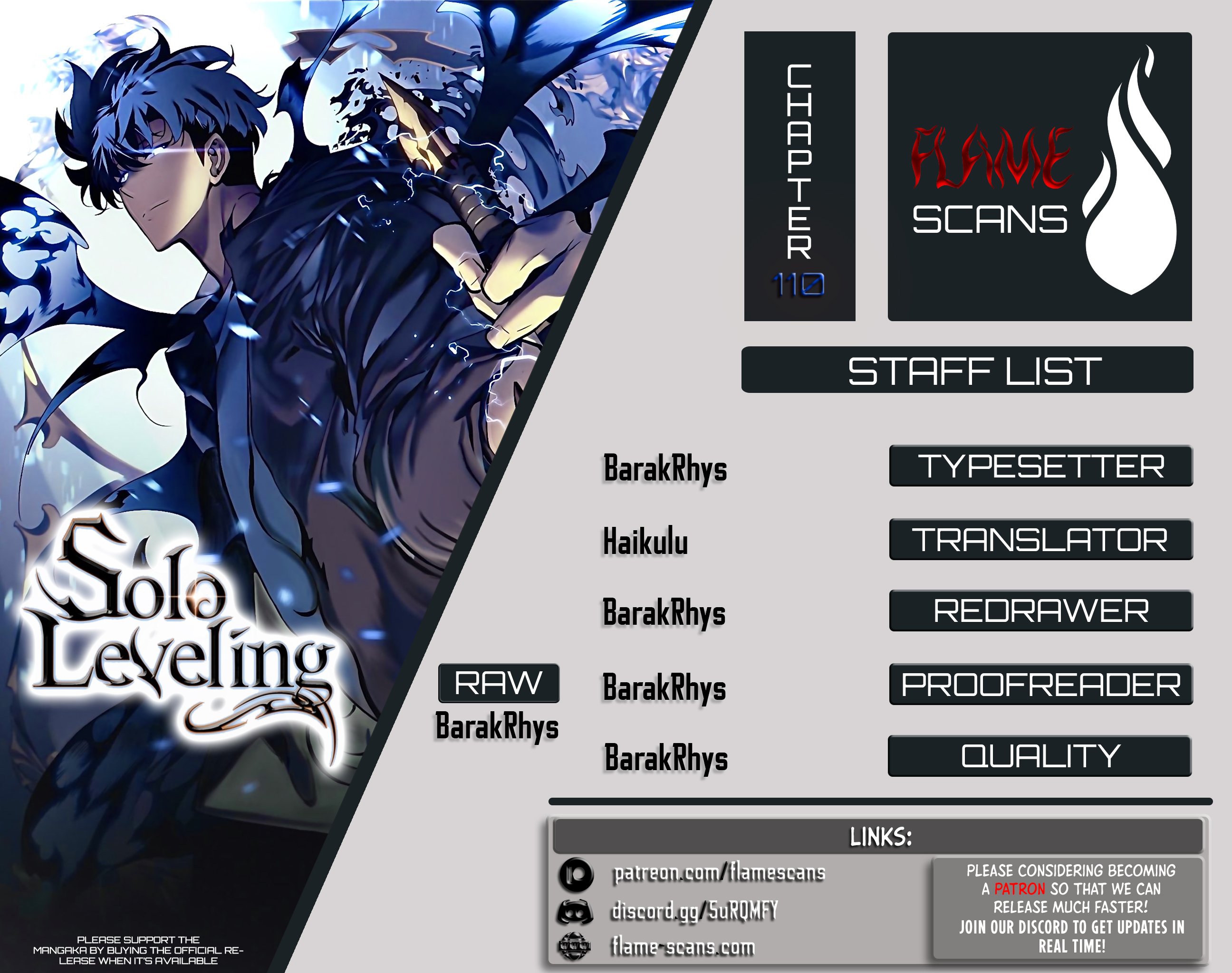 Solo Leveling, Chapter 110 image 01